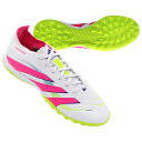 プレデター LEAGUE TF フットウェアホワイト×ルシッドピンク 【adidas|アディダス】サッカーフットサルトレーニングシューズid3767
