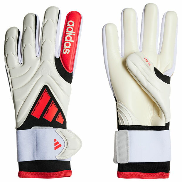 【12/4 20時よりポイント10倍】コパ GKグローブ プロ ホワイト×ルシッドレッド 【adidas|アディダス】サッカーゴールキーパーグローブjnw70-...