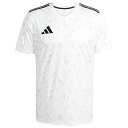 【ポイント10倍】TEAM ICON 25 半袖ジャージー ホワイト 【adidas|アディダス】サッカーフットサルウェアーkui20-jg3554