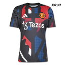 【ポイント15倍】マンチェスターユナイテッド プレマッチ半袖ジャージー 【adidas|アディダス】クラブチームウェアーkvi80