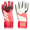 【ポイント10倍】プレデター GKグローブ リーグ ルシッドレッド×ブラック 【adidas|アディダス】サッカーゴールキーパーグローブkwa54-jh3819