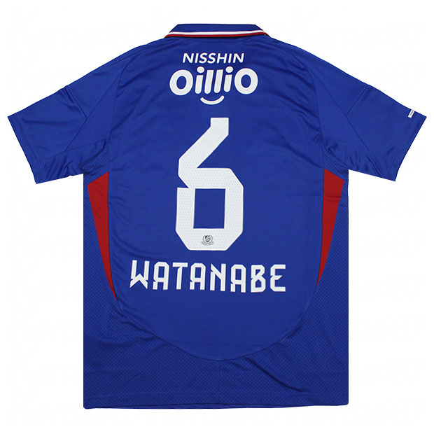 【12/4 20時よりポイント15倍】横浜F・マリノス 2025 ホーム 半袖オーセンティックユニフォーム 6.渡辺皓太 【adidas|アディダス】クラブチー...