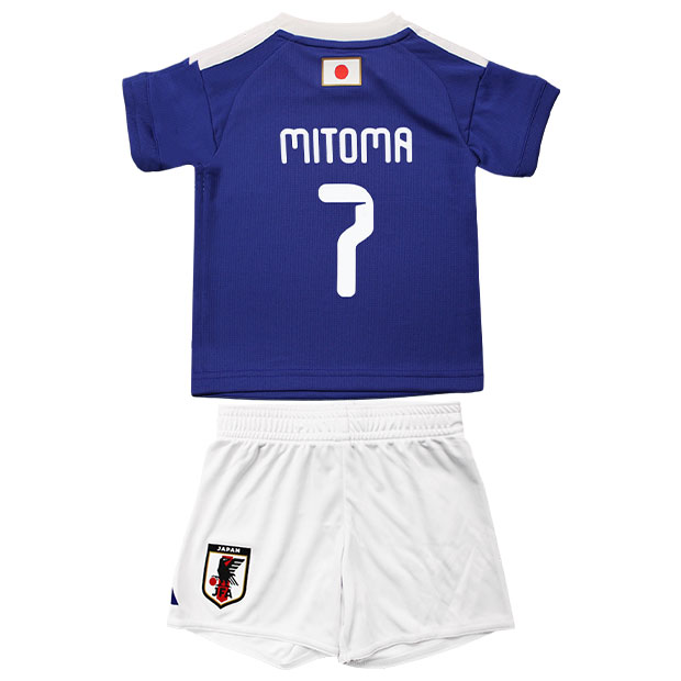 背番号7 三笘薫 ベビー アディダス サッカー日本代表 2026 ホーム レプリカ ユニフォーム セット ベビーキット jz9675 【adidas|アディダス...