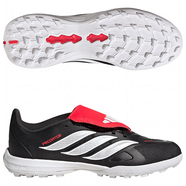 ジュニア プレデター LEAGUE FT TF　コアブラック×フットウェアホワイト　【adidas|アディダス】サッカーフットサルジュニアトレーニングシューズj...