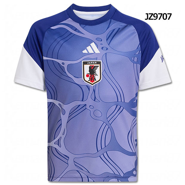 乐天商城 - キッズ アディダス サッカー日本代表 2026 ホーム 半袖プレマッチジャージー　【adidas|アディダス】サッカー日本代表ウェアーe0538