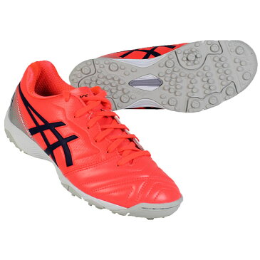 ジュニア ULTREZZA AI GS TF　フラッシュコーラル×ピーコート　【asics|アシックス】サッカージュニアトレーニングシューズ1104a014-705