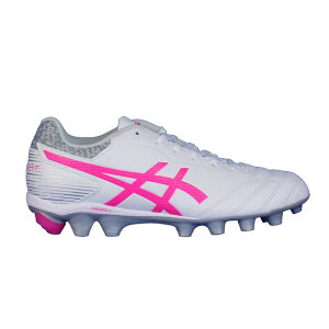 ジュニアDSライトJRGSホワイト×ピンクグロウ【asics|アシックス】サッカージュニアスパイク1104a019-100