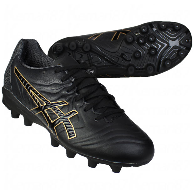 【2/10限定ポイント10倍】ジュニア ULTREZZA 2 JR GS　ブラック×ピュアゴールド　【asics|アシックス】サッカージュニアスパイク1104a042-002のサムネイル