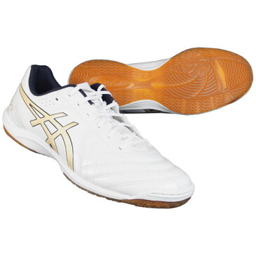 カルチェット WD 8 ホワイト×シャンパン 【asics|アシックス】フットサルシューズ1113a011-106