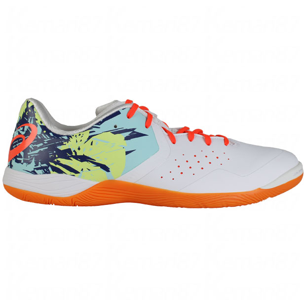 トッキ7ホワイトtimes;サンライズレッド【asics|アシックス】フットサルシューズ1113a024-960