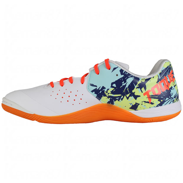 トッキ7ホワイトtimes;サンライズレッド【asics|アシックス】フットサルシューズ1113a024-960