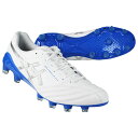 【5/15までポイント15倍】DSライト X-FLY 5 ホワイト×ピュアシルバー 【asics|アシックス】サッカースパイク1101a047-106