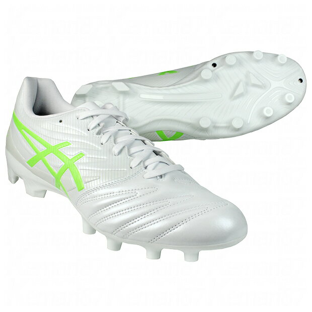【12/4 20時よりポイント10倍】ウルトレッツァ CLUB 3 ホワイト×グリーンゲッコ 【asics|アシックス】サッカースパイク1101a059-101