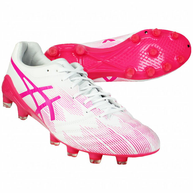 【ポイント10倍】DSライト X-FLY 5 LIMITED　ホワイト×ピンクグロー　【asics|アシックス】サッカースパイク1101a068-100のサムネイル