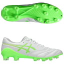 DSライト X-FLY 6 ホワイト×グリーンゲッコ 【asics|アシックス】サッカースパイク1101a076-100