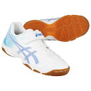 【ポイント10倍】ジュニア ジュニオーレ 6 IN ホワイト×アクアリウム 【asics|アシックス】ジュニアフットサルシューズ1104a044-106