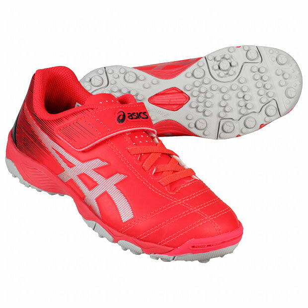 ジュニア ジュニオーレ 6 TF ディーバピンク×ピュアシルバー 【asics|アシックス】サッカージュニアトレーニングシューズ1104a045-702