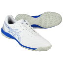 カルチェット WD 9 TF ホワイト×エレクトリックブルー 【asics アシックス】サッカーフットサルトレーニングシューズ1113a038-101