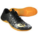 【ポイント10倍】トッキ 8 ブラック×ピュアゴールド 【asics|アシックス】フットサルシューズ1113a044-001