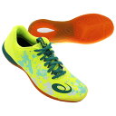 【10/25-10/26 ポイント10倍】トッキ 8 セーフティイエロー×レイニーレイク 【asics|アシックス】フットサルシューズ1113a044-750