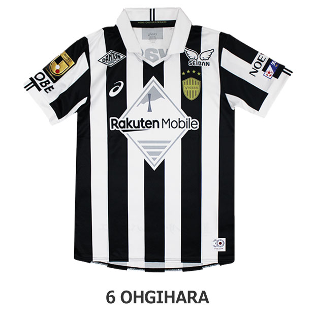 【7/5-7/10 ポイント15倍】ヴィッセル神戸 30周年記念 半袖レプリカユニフォーム　6.扇原貴宏　【asics|アシックス】クラブチームレプリカウェアー2103a107-001-6-o