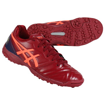 ジュニア ULTREZZA AI GS TF　バーガンディ×フラッシュコーラル　【asics|アシックス】サッカージュニアトレーニングシューズ1104a014-600