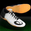 トッキ 5 ホワイト×ブラック 【asics|アシックス】フットサルシューズtst707-0190