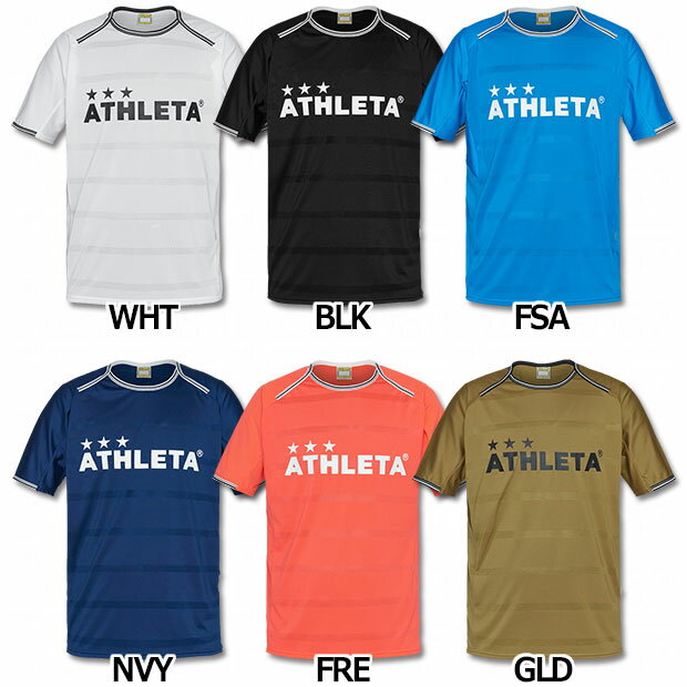【10/30までポイント5倍】半袖プラクティスシャツ　【ATHLETA|アスレタ】サッカーフットサルウェアー02366