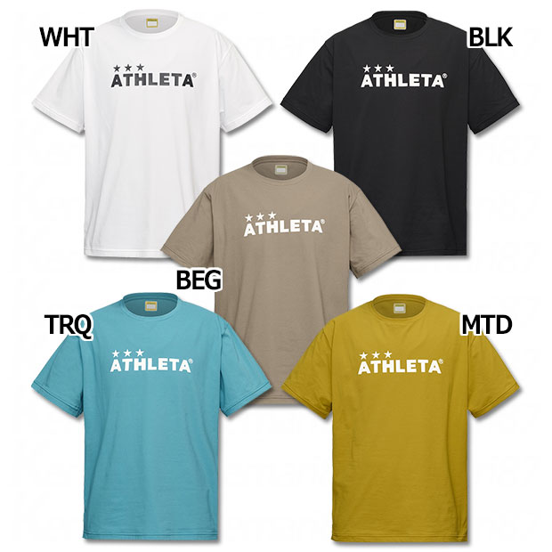 ドライフェザー半袖プラTシャツ　【ATHLETA|アスレタ】サッカーフットサルウェアー03398