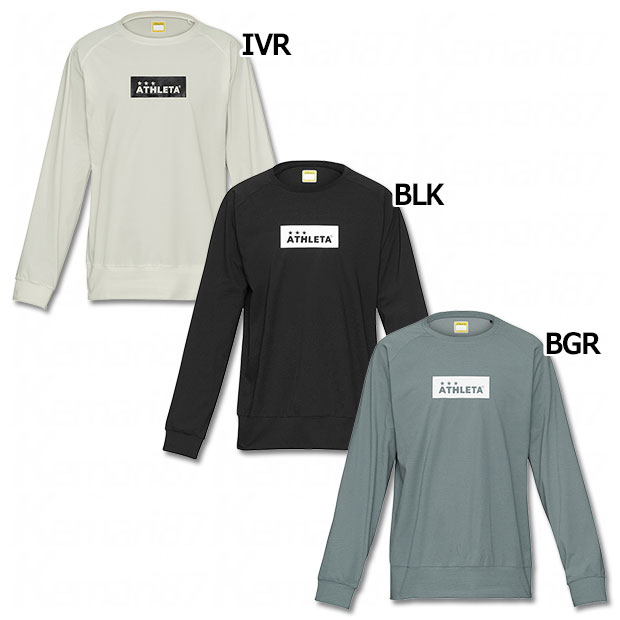 【10/8までポイント5倍】ジュニア BOXロゴクルーシャツ　【ATHLETA|アスレタ】サッ...