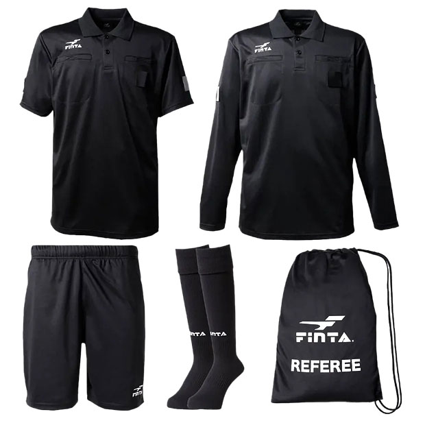 【11/20-11/26 ポイント15倍】レフェリー4点セット 【FINTA|フィンタ】サッカーフットサルレフェリーウェアーft5977