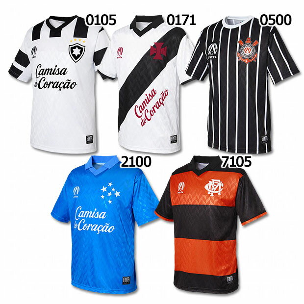 Soccer - 【5/27AM1時59分までポイント5倍】culture レコルダーレ クラシコ半袖プラクティスシャツ　【FINTA|フィンタ】サッカーフットサルウェアーft4607