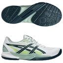パワーブレイク FF ホワイト×トランクイルティール 【asics|アシックス】ハンドボールシューズ1071a101-104