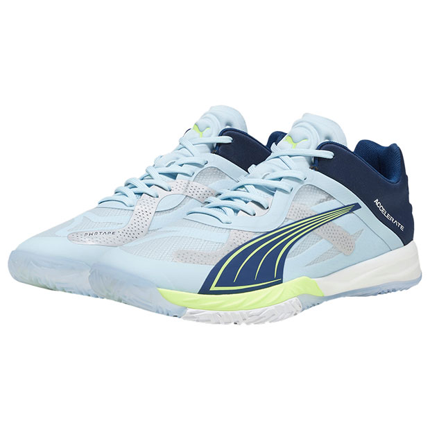 【10/30までポイント5倍】アクセラレート ニトロ SQD　シルバースカイ×ペルシアンブルー　【PUMA|プーマ】ハンドボールシューズ107293-01