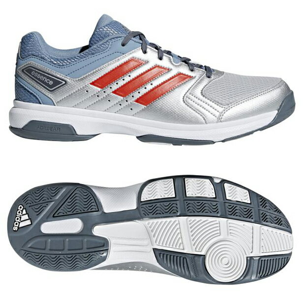 【10/30までポイント5倍】ESSENCE　シルバーメット×ハイレゾレッドS18　【adidas|アディダス】ハンドボールシューズbb6342