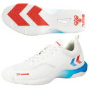 【ポイント10倍】レジェンドフライ 6.0 ホワイト×レッド 【hummel|ヒュンメル】ハンドボールシューズhas8042-1020