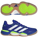 【ポイント10倍】スタビル 16 ルシッドブルー×フットウェアホワイト 【adidas|アディダス】ハンドボールシューズie1083