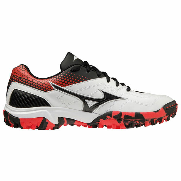 ウェーブガイア3ホワイトtimes;ブラックtimes;レッド【MIZUNO|ミズノ】ハンドボールシューズx1gd185063