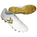 【ポイント10倍】ヴォラート 3 PRO WIDE ホワイト×ゴールド 【hummel|ヒュンメル】サッカースパイクhas1244w-1038