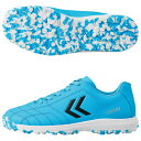 【ポイント10倍】ジュニア ヴォラート 3 TF Jr. Lブルー×シルバー 【hummel|ヒュンメル】サッカージュニアトレーニングシューズhjs2134-6...