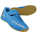 【ポイント10倍】ジュニア プリアモーレ 6 α V IN Jr. サックス×シルバー 【hummel|ヒュンメル】ジュニアフットサルシューズhjs5124-7...