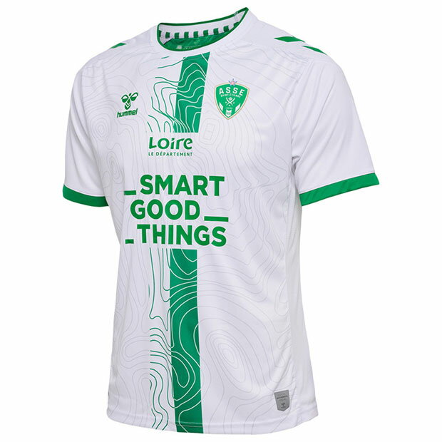 サンテティエンヌ 22-23 アウェイ 半袖レプリカユニフォーム 【hummel|ヒュンメル】クラブチームレプリカウェアーhm217397-9001セール サッカー 用品 セール