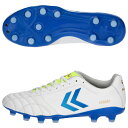 【ポイント10倍】ヴォラート 3 PRO ホワイト×ライトブルー 【hummel|ヒュンメル】サッカースパイクhas1244r-1067