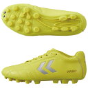 【5/15までポイント10倍】ジュニア ヴォラート 3 Jr. ライムイエロー×シルバー 【hummel|ヒュンメル】ジュニアサッカースパイクhjs1119-3...