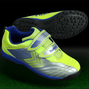 ジュニアプリアモーレ3VTFJr.シルバー×ライム【hummel|ヒュンメル】サッカージュニアトレーニングシューズhjs2114-9552