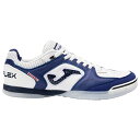 【10/20 ポイント10倍】トップフレックス IN ホワイト×ネイビー 【JOMA|ホマ】フットサルシューズtopw2534in