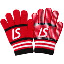 【ポイント15倍】スタンダードニットグローブ レッド 【LUZ e SOMBRA|ルースイソンブラ】サッカーフットサル防寒アクセサリーf1814945-red