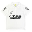 【ポイント15倍】ジュニア LZSB ムーブ 半袖ポロシャツ ホワイト 【LUZ e SOMBRA|ルースイソンブラ】サッカーフットサルジュニアウェアーl221...