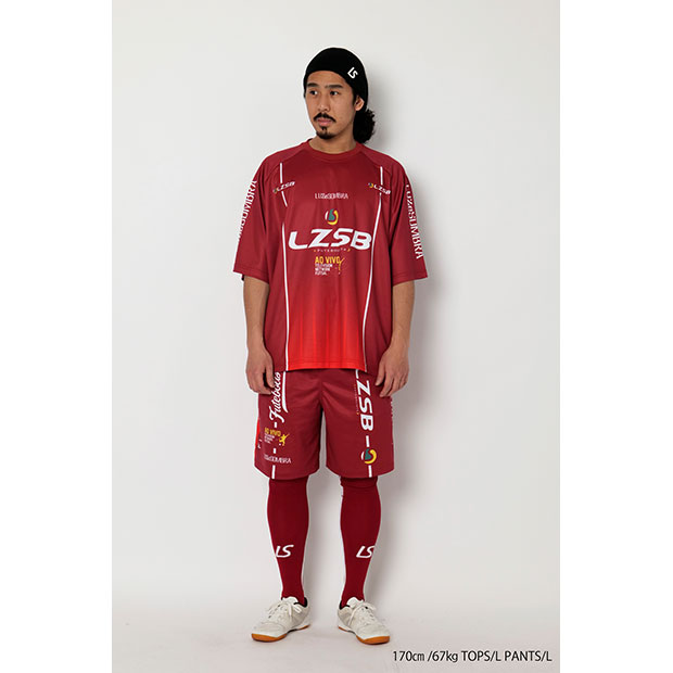 1D TROLL ユニフォームパンツ レッド 【LUZ e SOMBRA|ルースイソンブラ】サッカーフットサルウェアーl1221004-red通販 サッカー 用品 セール