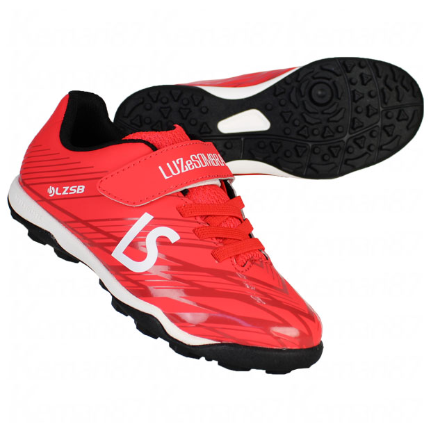 ジュニア FUTEBOLISTA 2 TF VELCRO　レッド　サッカーフットサルジュニアトレーニングシューズf2222521-red